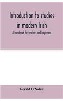 Introduction to studies in modern Irish