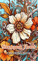Steampunk Flower Coloring Book
