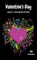 Valentine's Day Adult Coloring Book