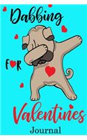 Dabbing for Valentines Journal