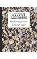 Little learners handwriting practice and sketch paper