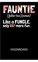 Fauntie [fuhn-tee] (noun) Like a funcle, only way more fun. - Visionboard