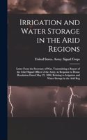 Irrigation and Water Storage in the Arid Regions