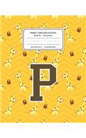 Primary Composition Notebook Grades K-2 Story Journal P