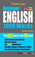 Preston Lee's Beginner English 1000 Words Global Edition (British Version)