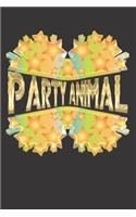 Party Animal Notebook Journal: Party Animal Notebook Journal Gift College Ruled 6 x 9 120 Pages