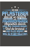 Ich Bin Pflasterer Das Ist So Einfach Wie Fahrradfahren. Abgesehen Davon, Dass Das Fahrrad brennt. Und Du Brennst. Und Alles Brennt. Weil Du In Der Hölle Bist.