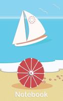 Yachting Paradise at the Beach Notebook