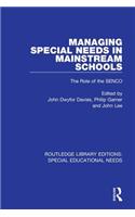 Managing Special Needs in Mainstream Schools