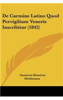 De Carmine Latino Quod Pervigilium Veneris Inscribitur (1842)