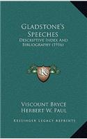 Gladstone's Speeches