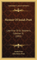 Memoir Of Josiah Pratt