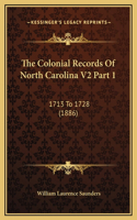 Colonial Records Of North Carolina V2 Part 1
