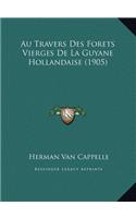 Au Travers Des Forets Vierges De La Guyane Hollandaise (1905)