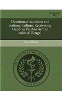 Devotional Traditions and National Culture
