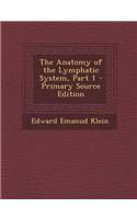 Anatomy of the Lymphatic System, Part 1