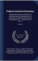 Federal Antitrust Decisions