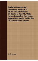 Euclid's Elements Of Geometry: Books I. II. III. IV. VI And Portions Of Books V. And XI., With Notes, Examples, Exercises, Appendices And A Collection Of Examination Papers