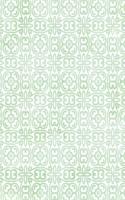 Green Watercolor Floral Pattern Notebook