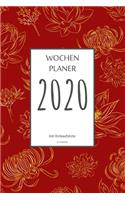 Wochenplaner 2020 mit Einkaufsliste