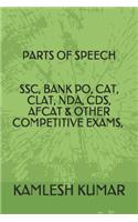 Parts of Speech Ssc, Bank Po, Cat, Clat, Nda, Cds, Afcat & Other Competitive Exams, Noun, Pronoun, Subject & Verb, Adjective