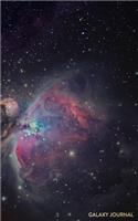 Galaxy Journal: Outer Space Purple Cosmic Nebula - Journal for Girls and Boys, Kids, School, Students and Teachers - 5 x 8, 100 Blank Lined Pages