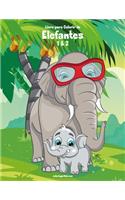 Livro para Colorir de Elefantes 1 & 2: (12 Elefantes)