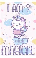 I am 9 & Magical Caticorn Journal