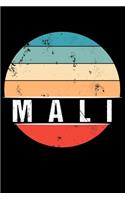 Mali: 100 Pages 6 'x 9' -Dot Graph Paper Journal Manuscript - Planner - Scratchbook - Diary