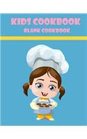 Kids cookbook: Kids Cookbook (Blank cookbook for writing), 8.5x11" 120 pages large print book for kids to record they own recipe, note how to cook, create a new me