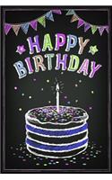Happy Birthday: Keepsake Visitor Note Book for Birthday Party Guest Sign-Ins