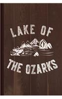 Vintage Lake of the Ozarks Missouri Journal Notebook: Blank Lined Ruled for Writing 6x9 110 Pages