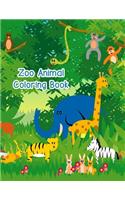 Zoo Animal Coloring Book