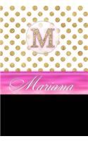 Mariana: Personalized Lined Journal Diary Notebook 150 Pages, 6 X 9 (15.24 X 22.86 CM), Durable Soft Cover
