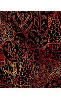 Journal Notebook Forest Trees Pattern 6