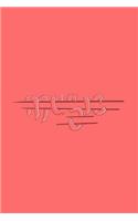 Music: 6x9 Inch Lined Music Journal/Notebook - Salmon pink, Art, Gift idea