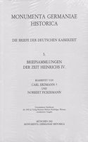 Briefsammlungen Der Zeit Heinrichs IV.