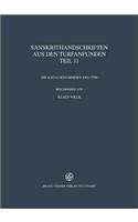 Sanskrithandschriften Aus Den Turfanfunden
