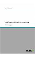 Local Government Reforms in Germany
