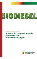 Simulação da produção de biodiesel por hidroesterificação