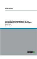 Einfluss des Übertragungskanals auf die Sprechererkennung bei genetisch verwandten Sprechern