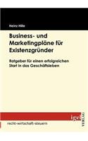 Business- und Marketingpläne für Existenzgründer