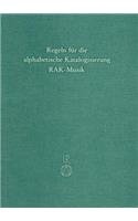 Sonderregeln Fur Musikalien Und Musiktontrager (Rak-Musik)