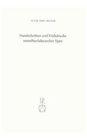 Handschriften Und Fruhdrucke Mittelhochdeutscher Epen