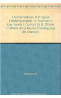 Concile Vatican II et Église contemporaine IV