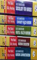2nd years post Basic B.sc Nursing solved Examination Series set of 5 Books