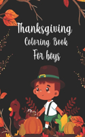 Thanksgiving Coloring Book For Boys