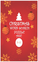 Christmas Word Search Puzzle Age 8-12