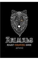 Animals adult coloring book best animals