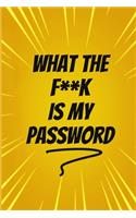 What The f Is my Password